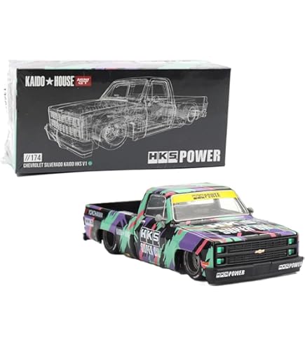 ミニカー KAIDO HOUSE Chevrolet Silverado KAIDO V1 Chase! Mini GT x Kaido House 1:64 Chevrolet Silverado Vintage Spec